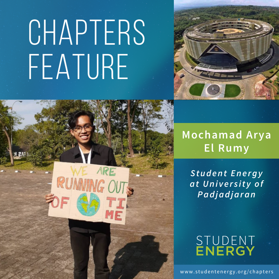 Chapters Program Spotlight: Mochamad Arya El Rumy of the University of  Padjadjaran — Student Energy
